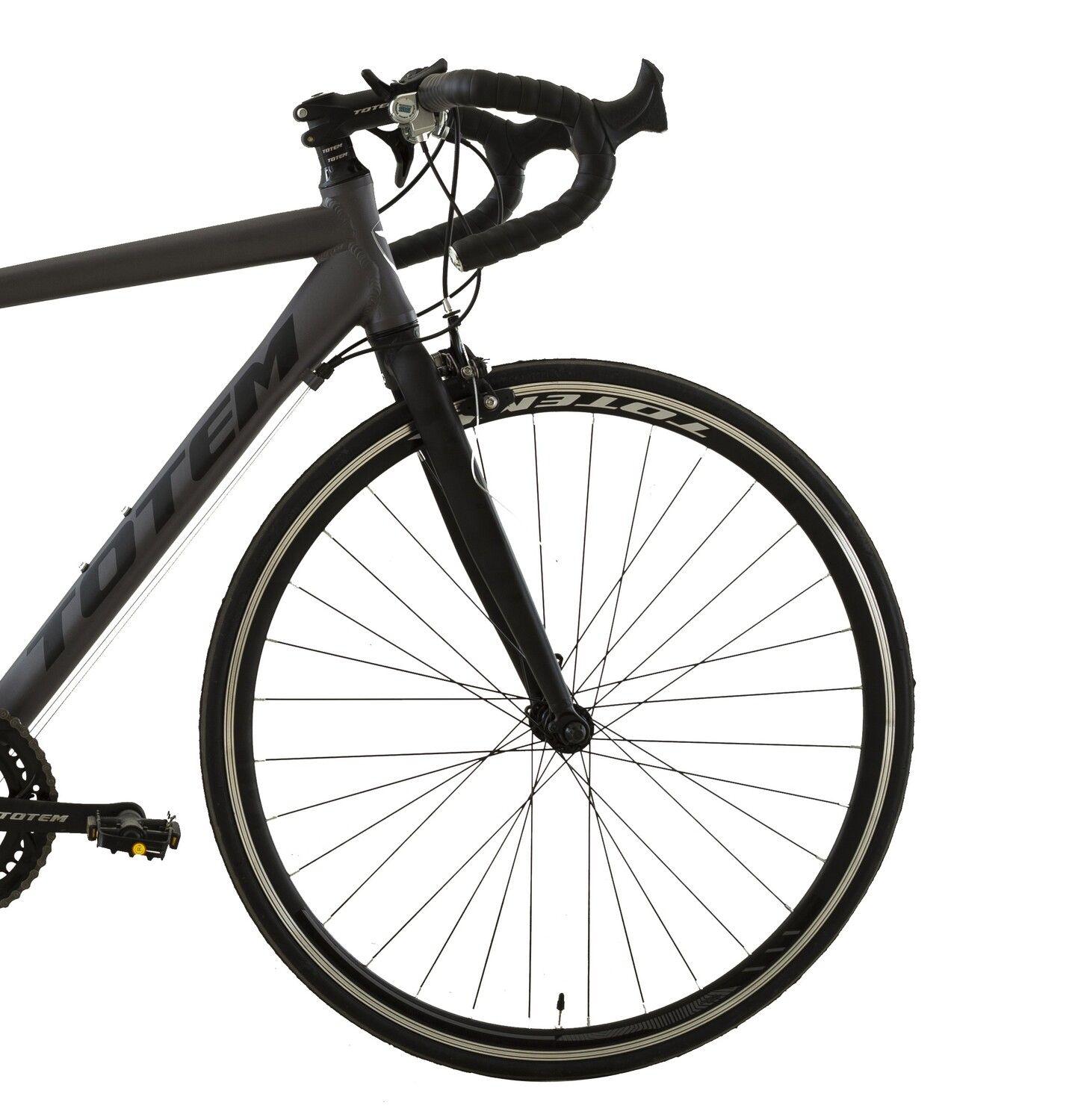 BICICLETA DE RUTA TOTEM 700*50 MNX GRIS GRAFITO-2