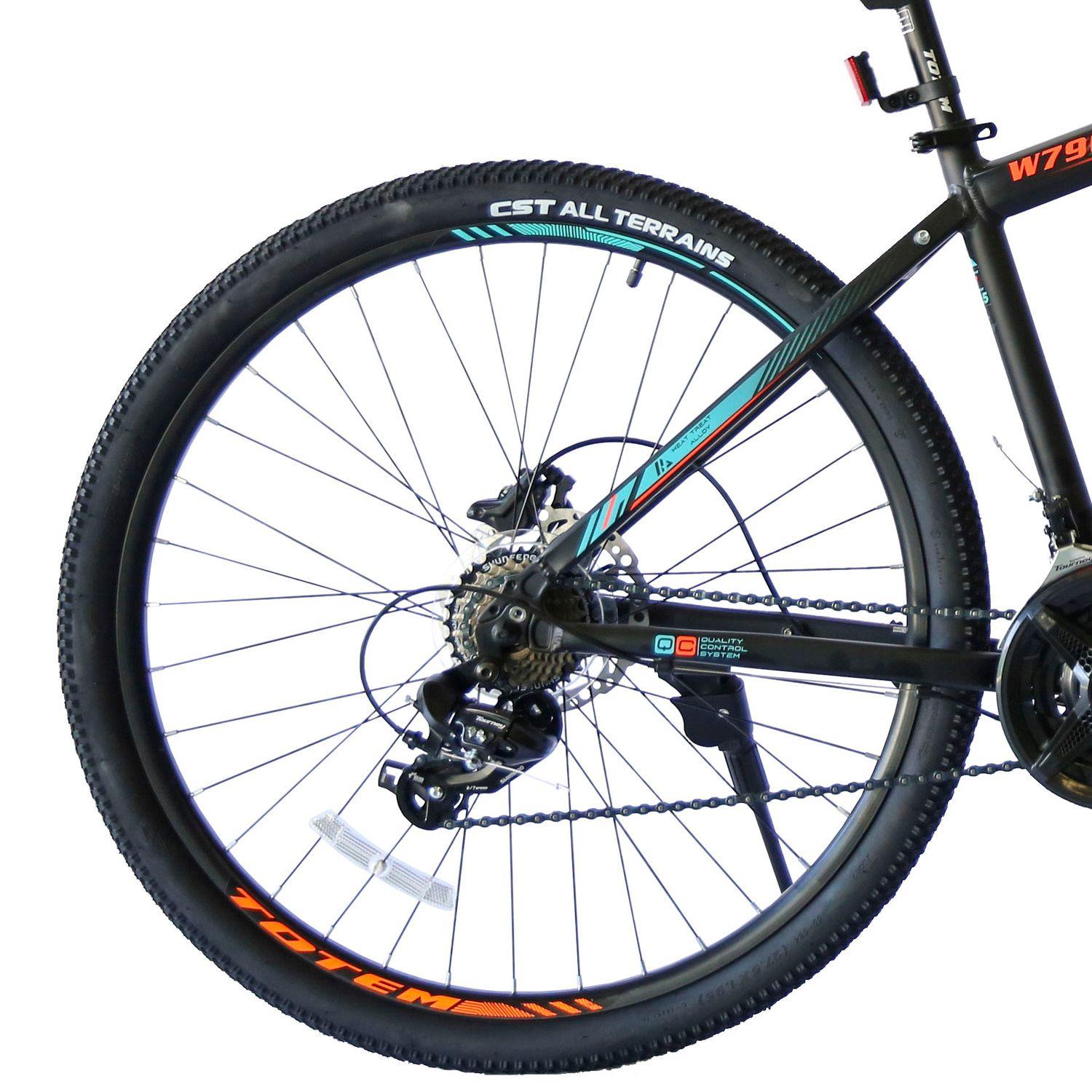 BICICLETA TOTEM MTB ARO 29*17 MOD W790 COL NEG CON NA-1