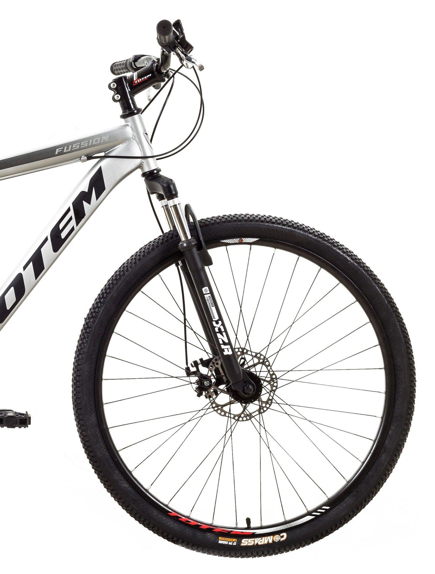 BICICLETA TOTEM MTB ARO 29*20 FUSSION COL GRIS CON NEGRO-2