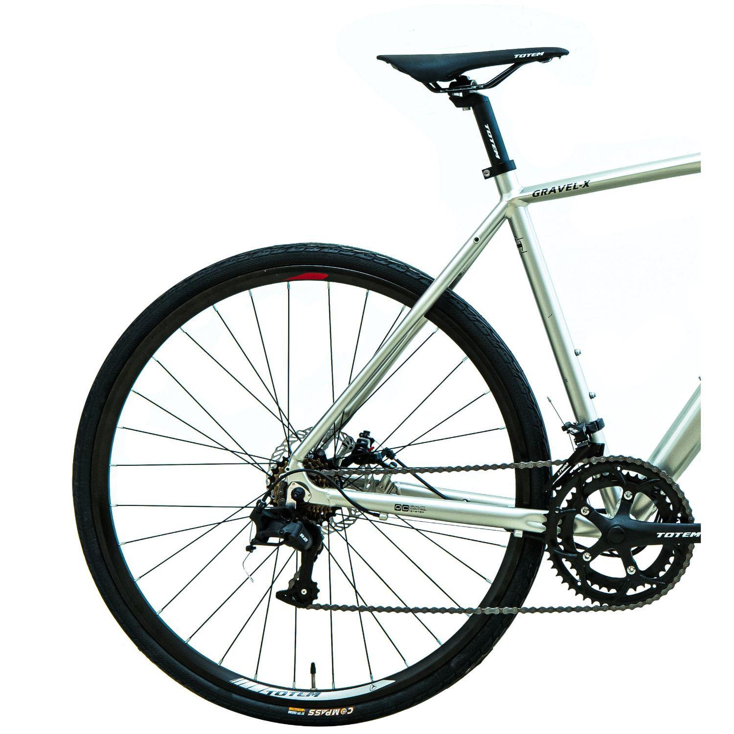 BICICLETA GRAVEL TOTEM 700*54 GRAVEL-X GRIS CON PLATA-1