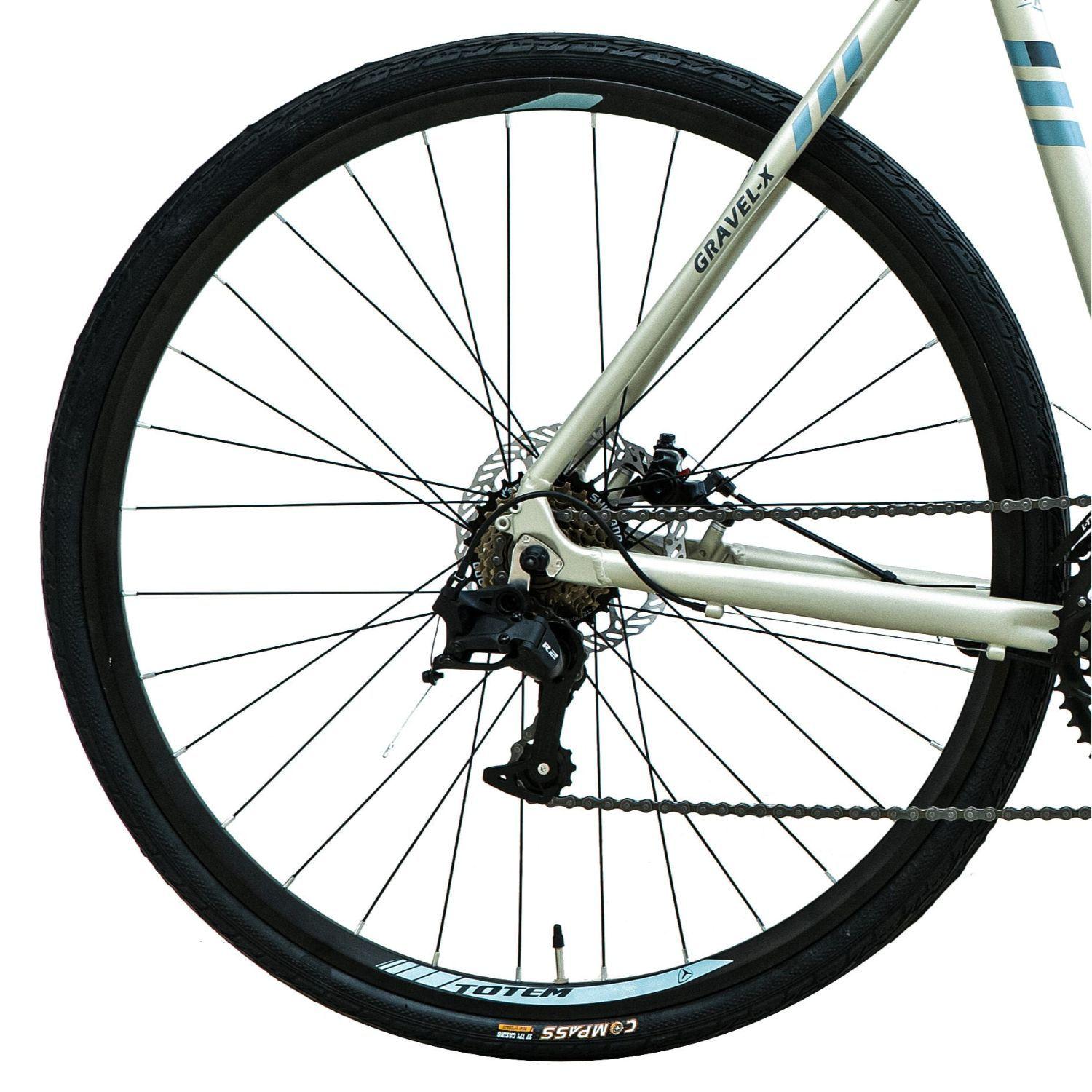 BICICLETA GRAVEL TOTEM 700*58 GRAVEL-X COLOR BEIGE-3