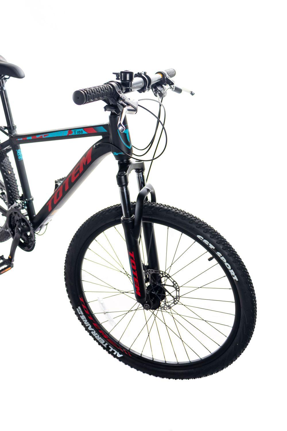 BICICLETA TOTEM MTB ARO 26  MODELO T100 COLOR NEGRO-3