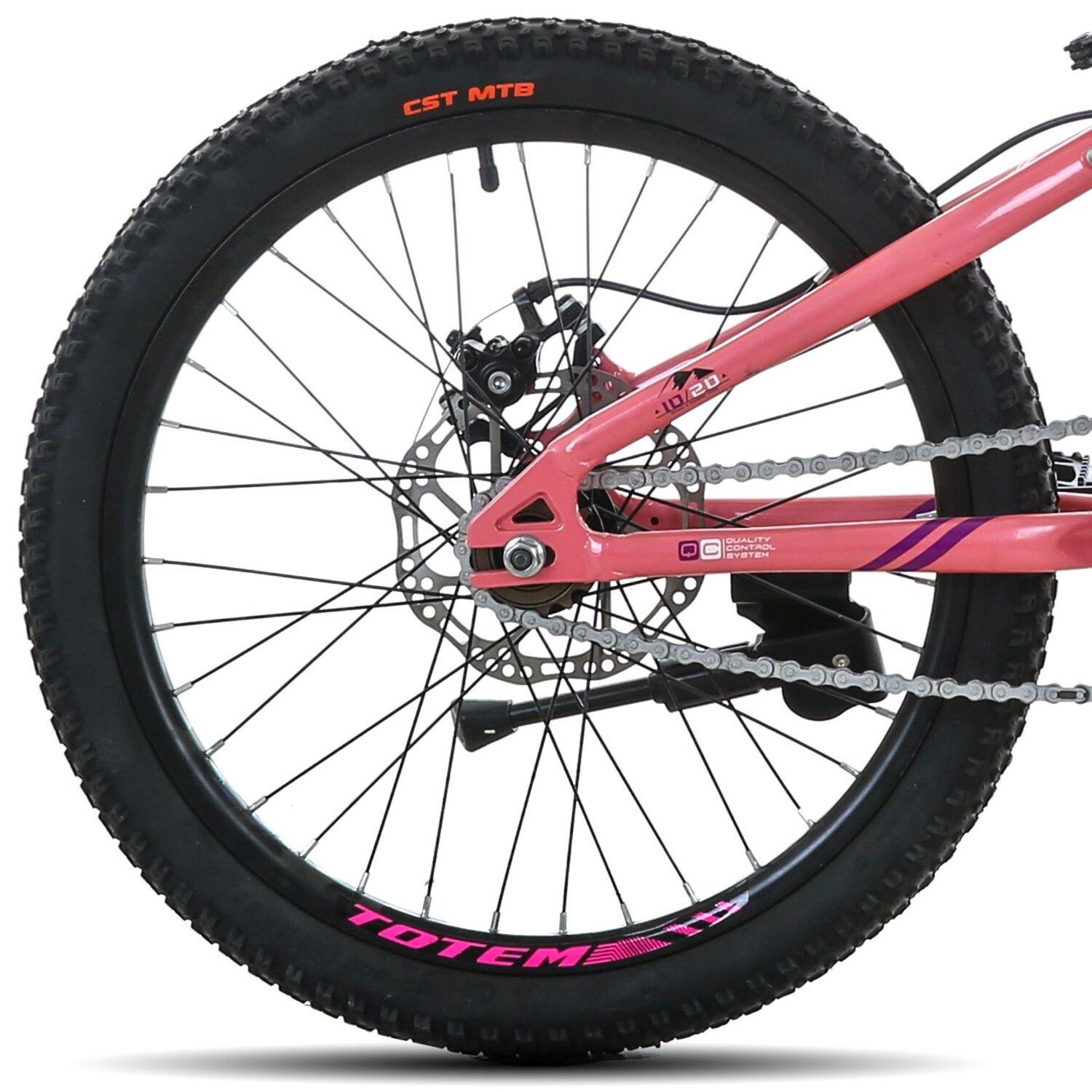 BICICLETA TOTEM MTB ARO 20 SUNSHINE COLOR ROSADA-3
