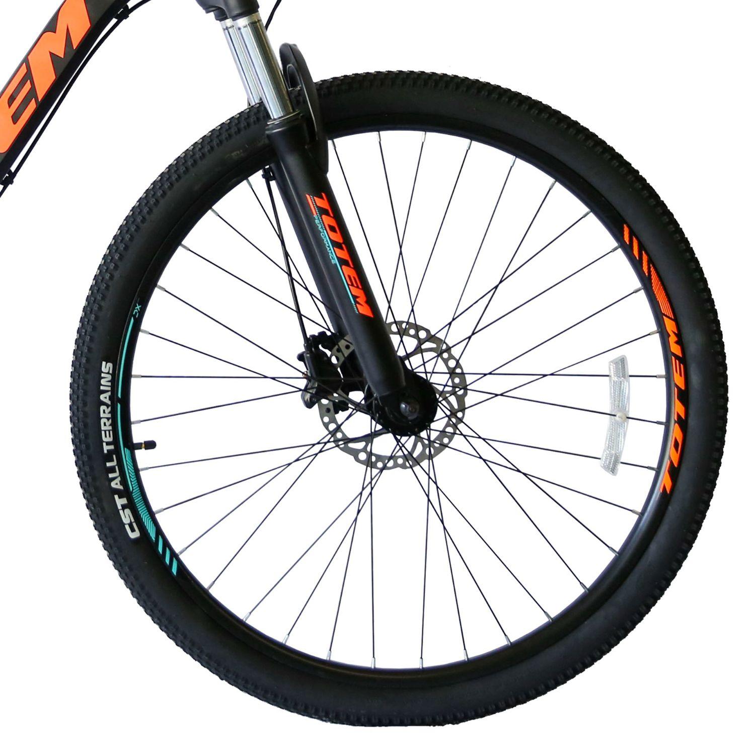 BICICLETA TOTEM MTB ARO 29*19 MOD W790 COLOR NEGRO CON NARANJO-2