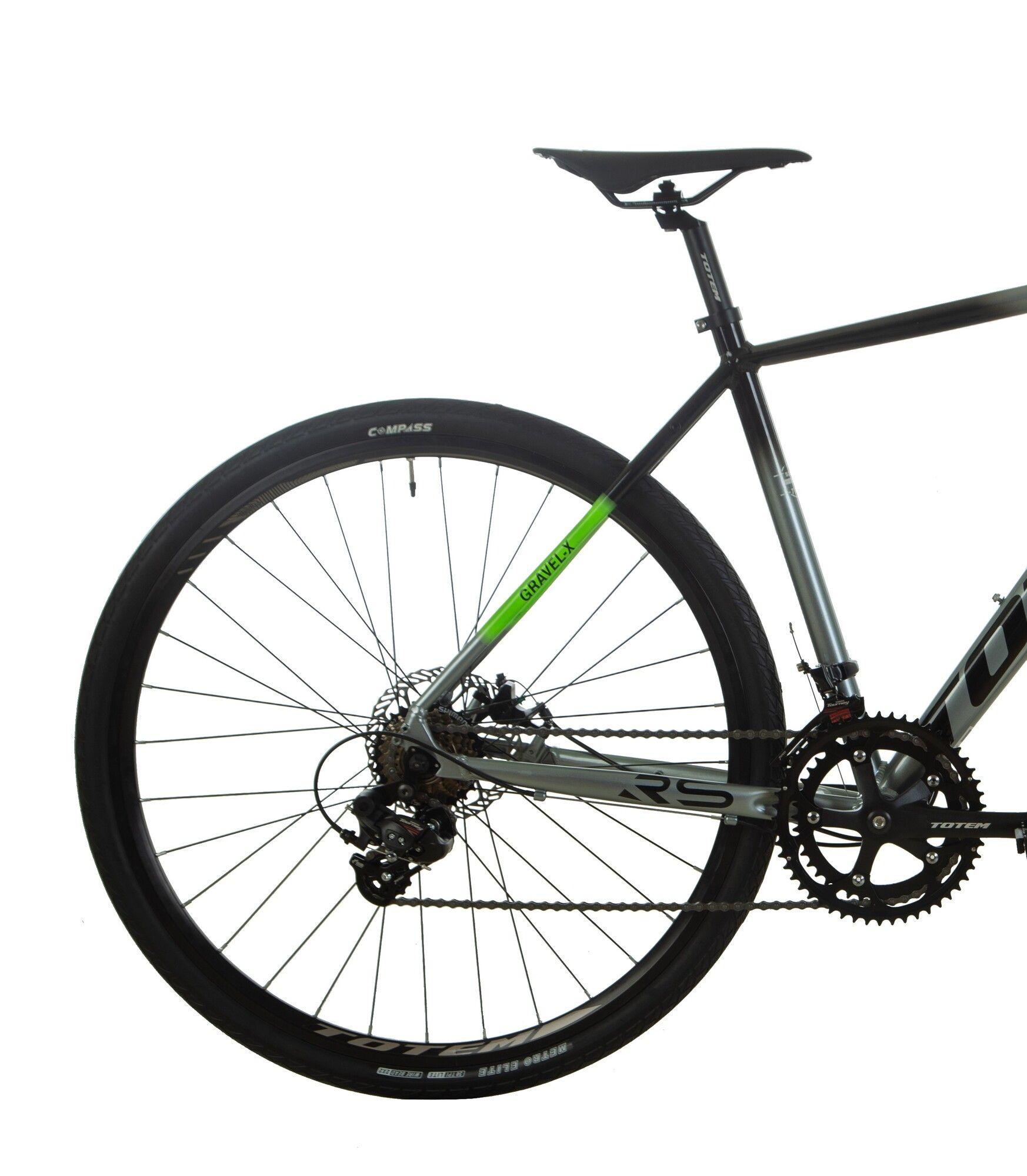BICICLETA GRAVEL TOTEM 700*52 GRAVEL-X COLOR GRIS-2