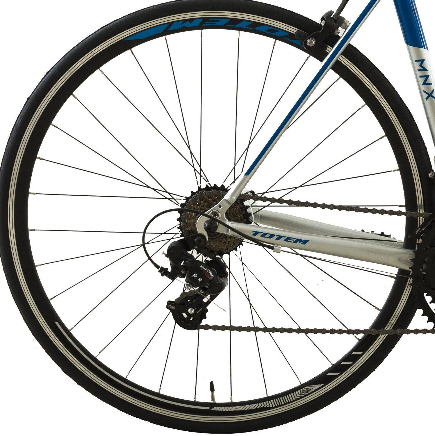 BICICLETA DE RUTA TOTEM 700*52 MNX GRIS PLATEADO-3