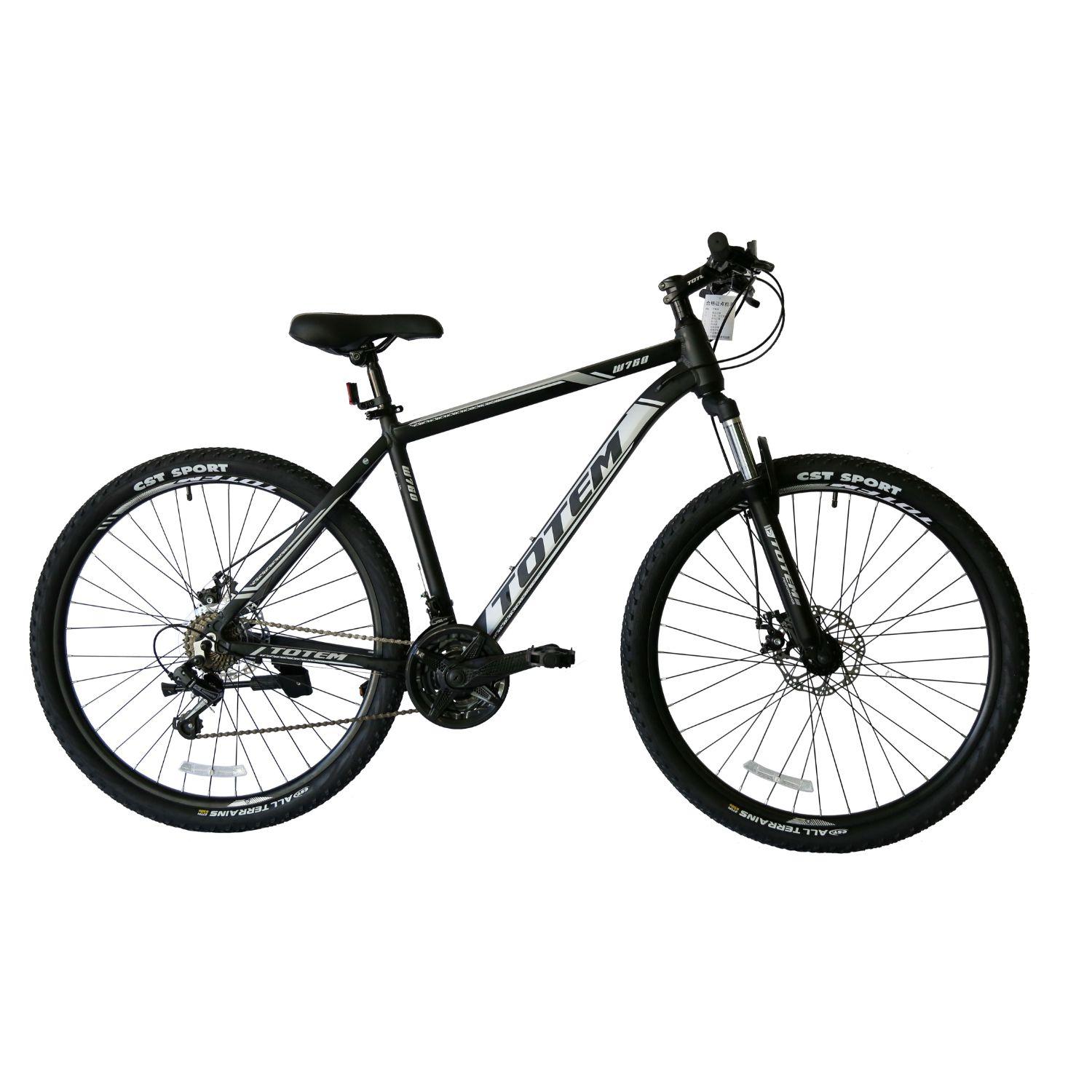 BICICLETA TOTEM MTB ARO 29*17 MOD W760 COLOR NEGRO CON GRIS-0