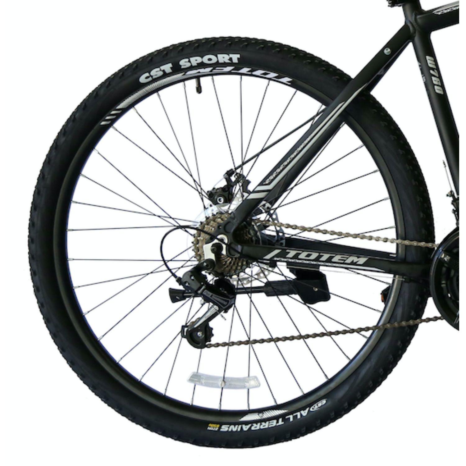 BICICLETA TOTEM MTB ARO 29*17 MOD W760 COLOR NEGRO CON GRIS-1