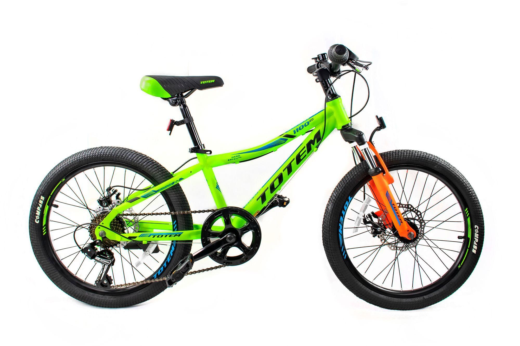 BICICLETA TOTEM MTB ARO 20 MOD 1100 COLOR VERDE-0