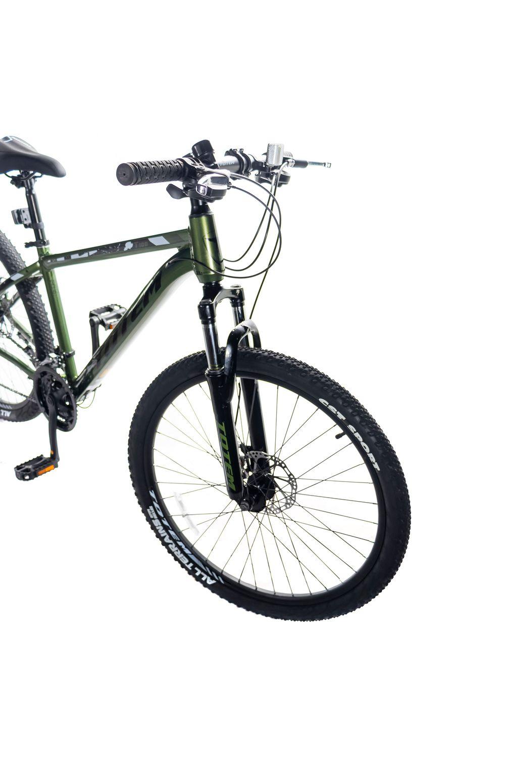 BICICLETA TOTEM MTB ARO 26  MODELO T100 COLOR VERDE-3
