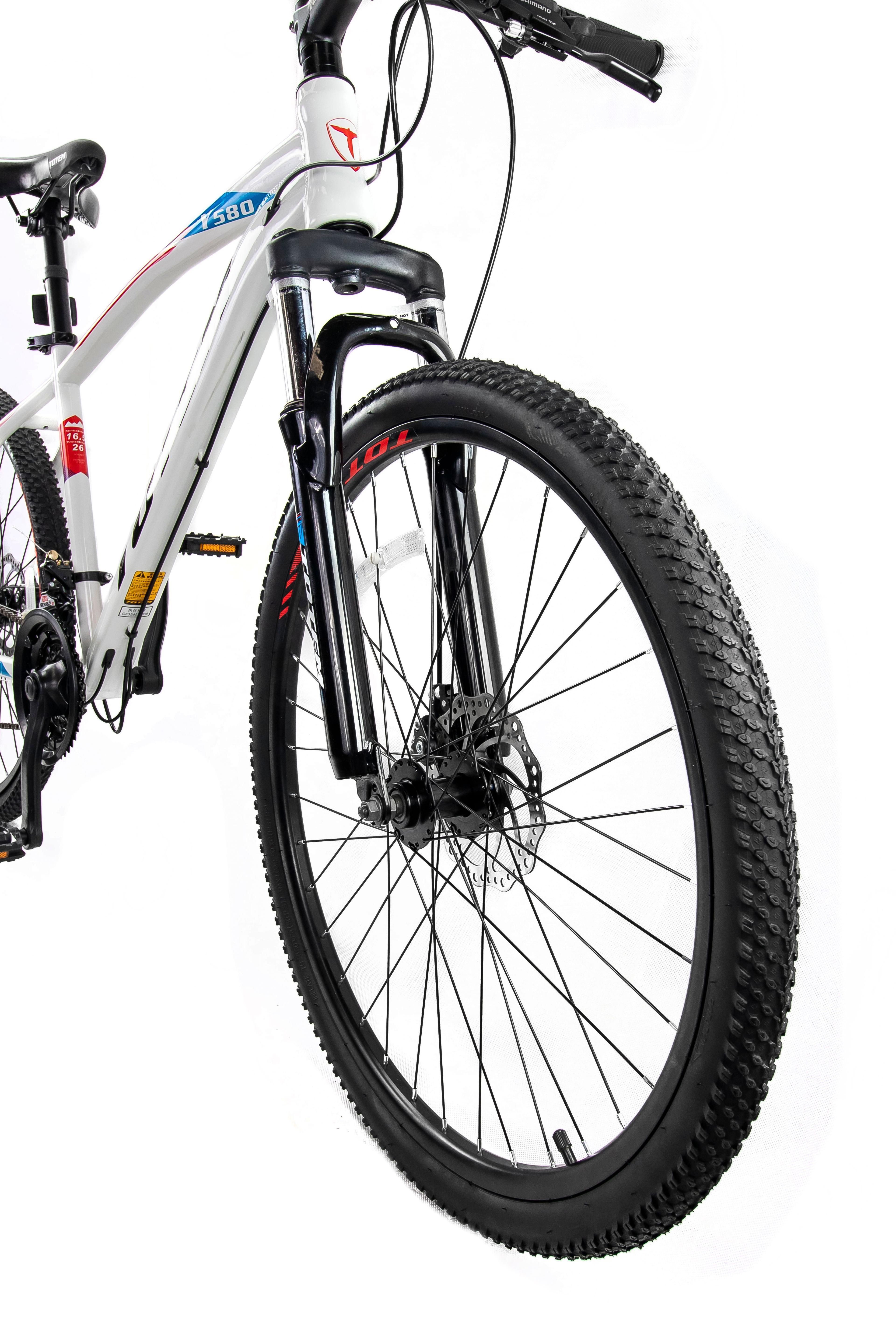 BICICLETA TOTEM MTB ARO 26 MODELO Y580-26 BLANCO-2