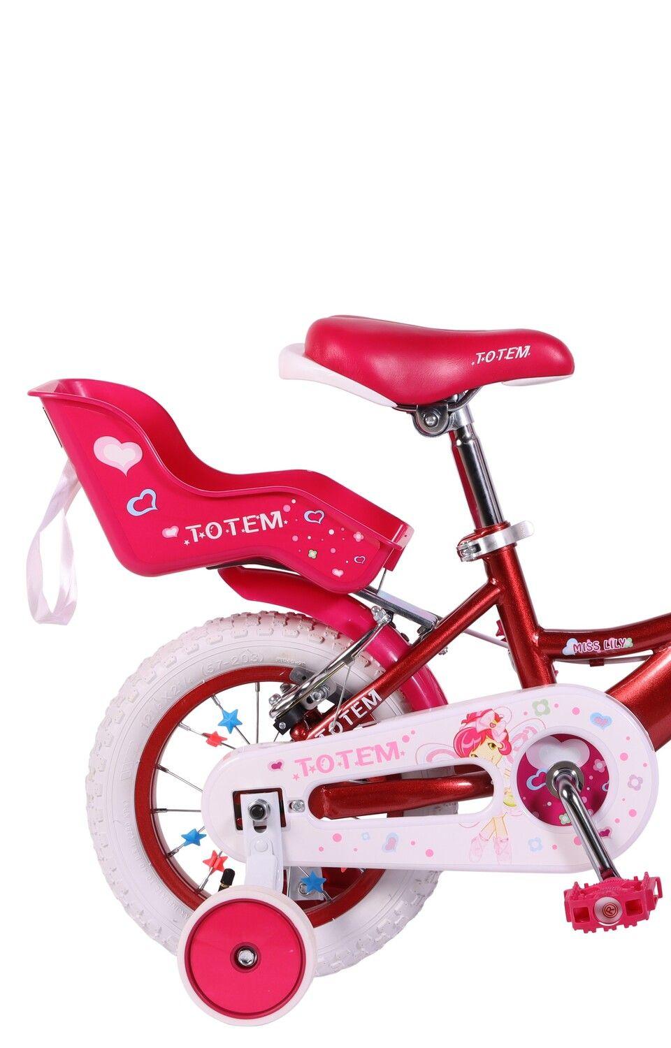 BICICLETA TOTEM NIÑA ARO 12 MISS LILLY COLOR FUCSIA-2