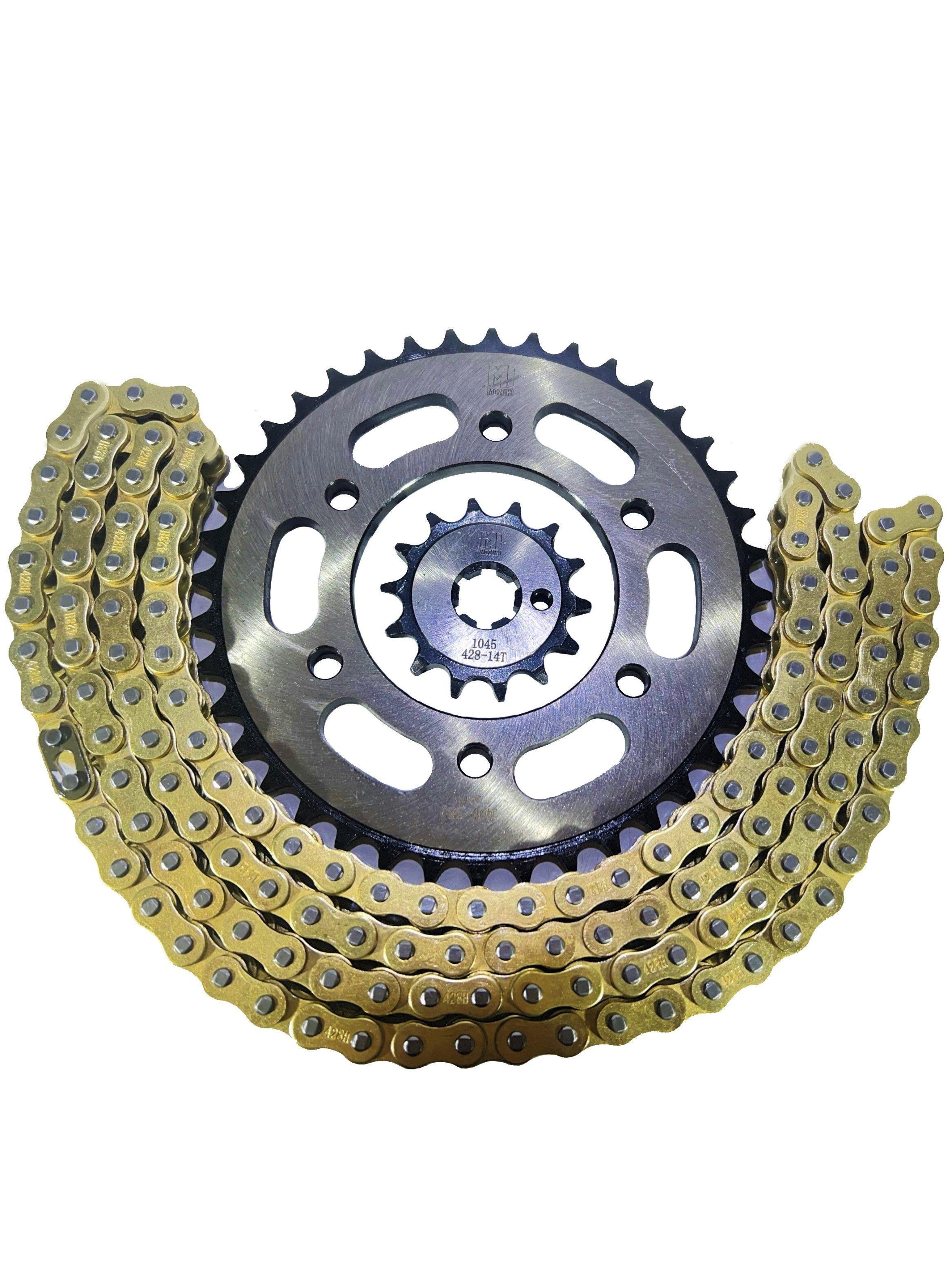 KIT DE TRANSMISION YAMAHA FZ16 40T/14T 428H-132L -0