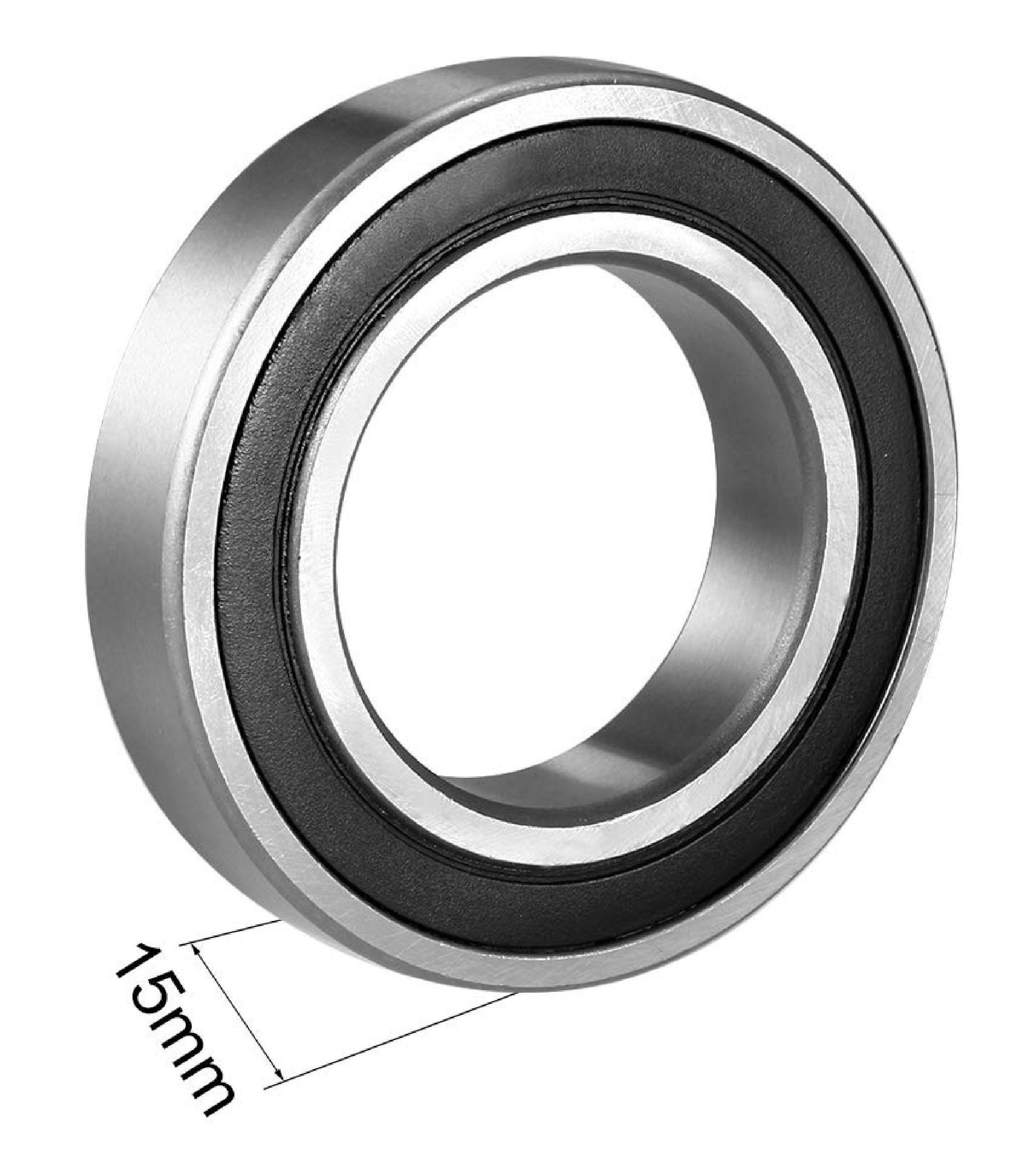 Rodamiento 40x68x15mm 6008 2RS x 4 Unid.-4