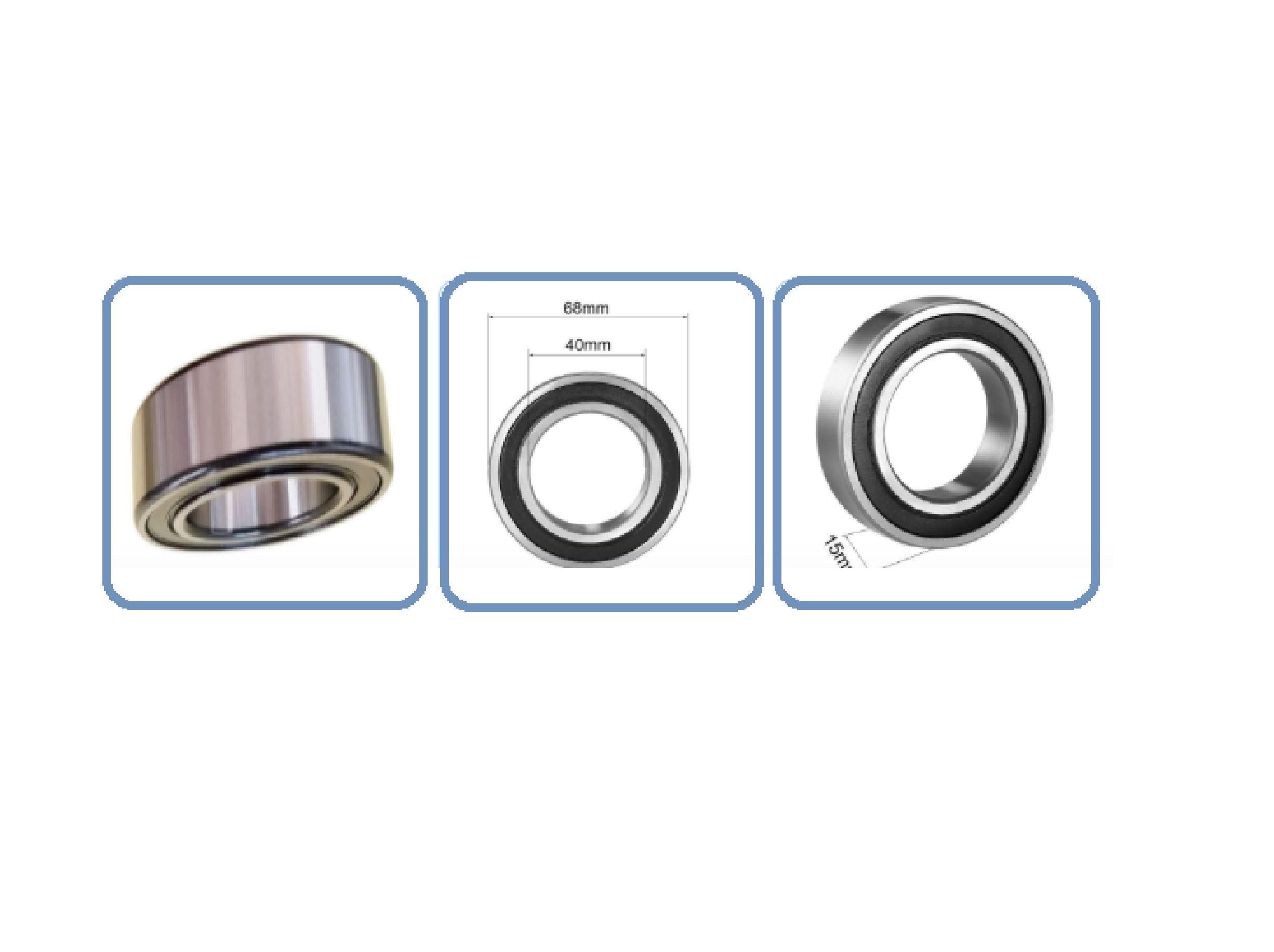 Rodamiento 6008 2RS 40x68x15mm x 4 Unid. -2