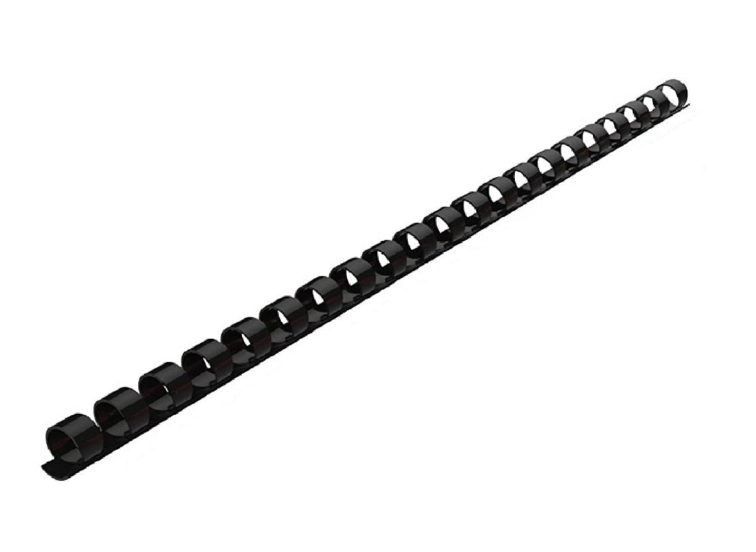 100 Anillas Rectangular 12mm Negra Para Encuadernado-1