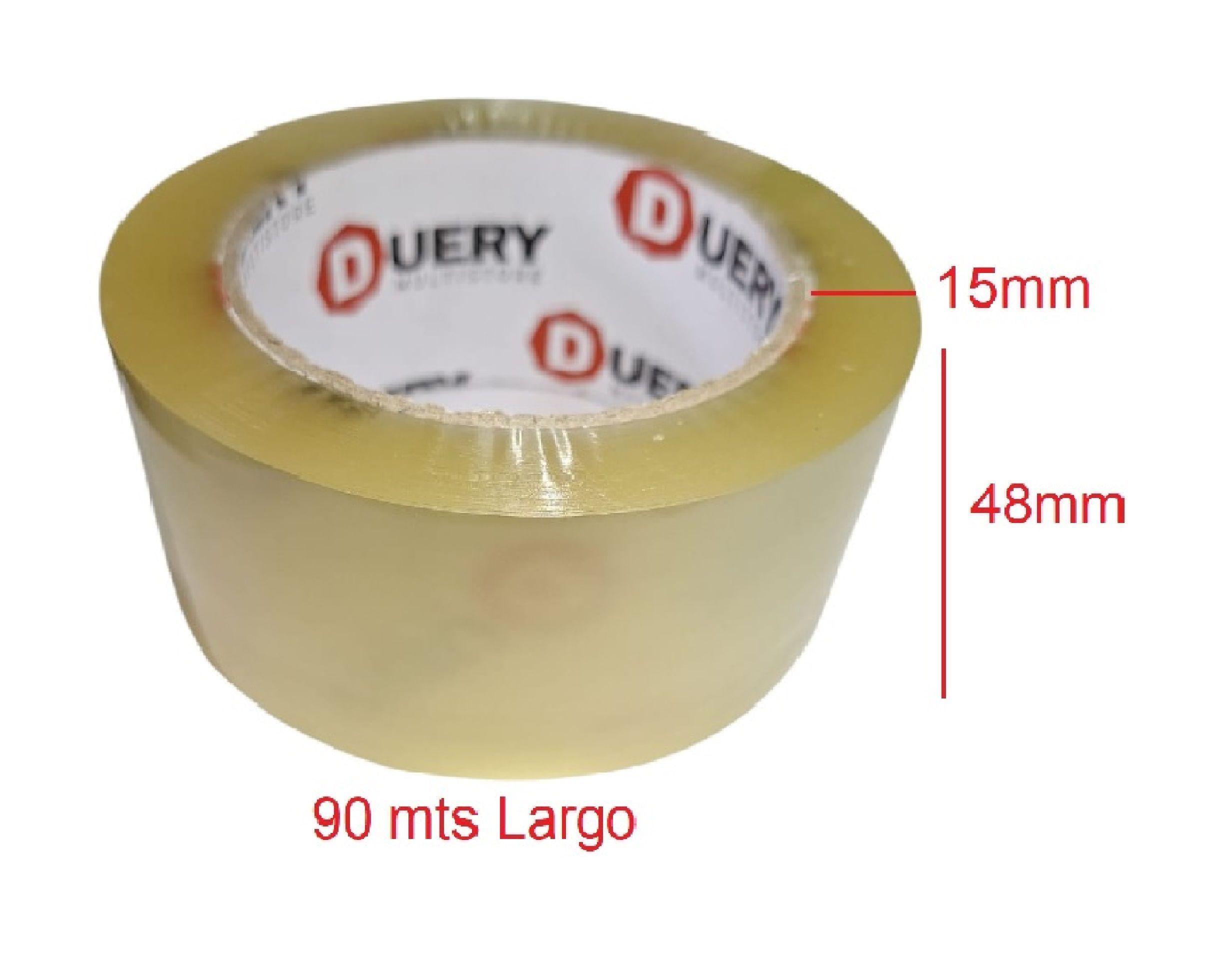 Cinta Embalaje Extra Fuerte 50mic Transparente Caja 36 Unid-3