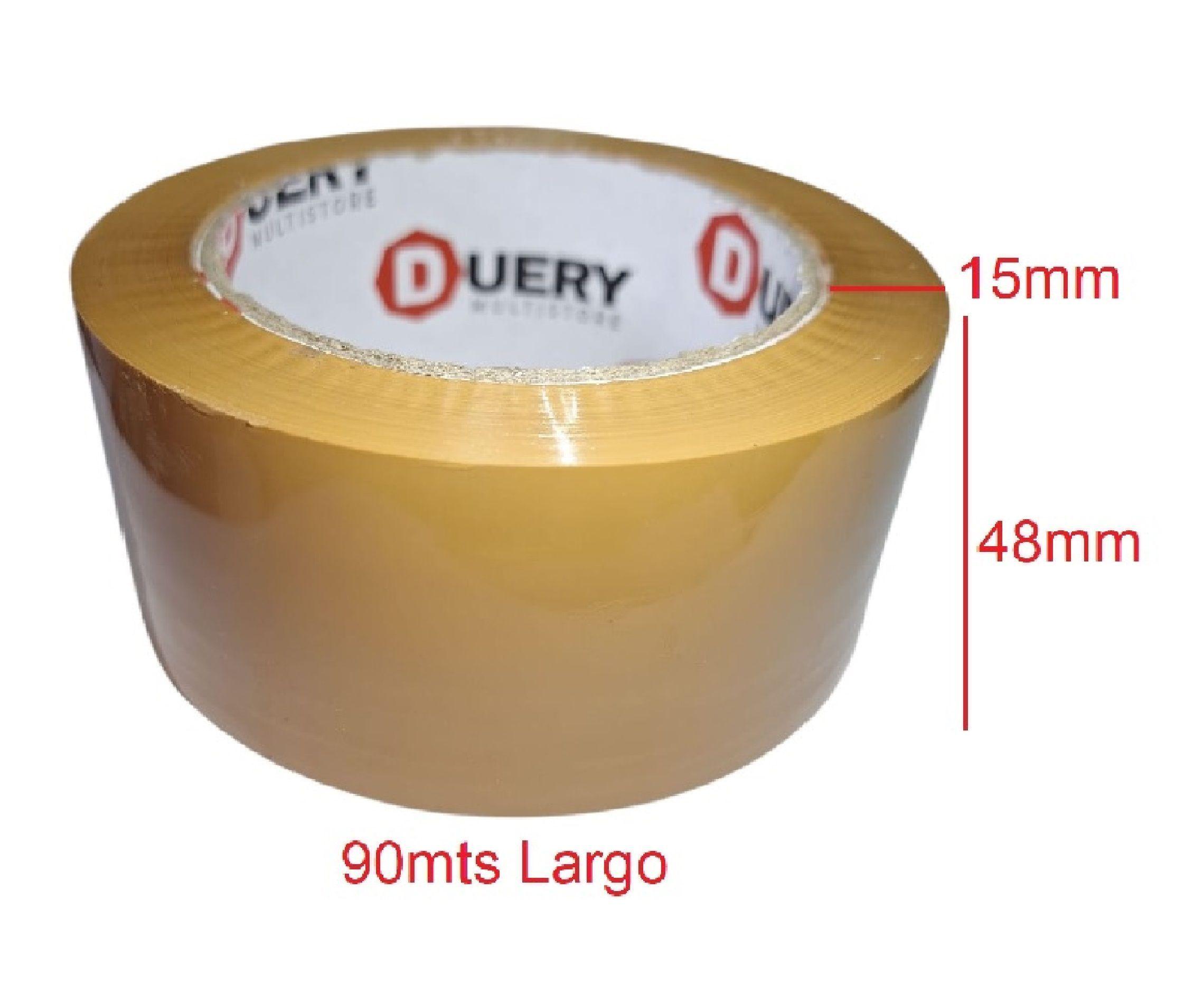 Cinta Embalaje Extra Fuerte 50mic Marrón 6 Unid-2