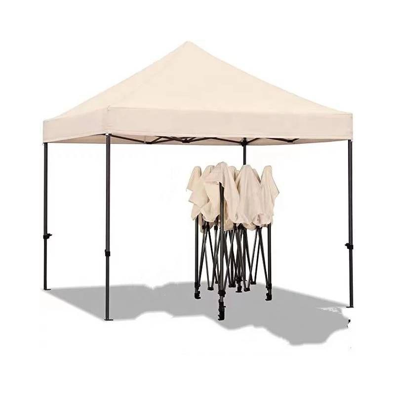 Toldo Plegable 3x3 mts lona Oxford 600D Crema engoma -0