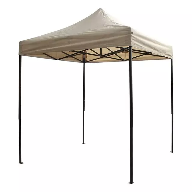 Toldo Plegable 3x3 mts lona Oxford 600D Crema engoma -2