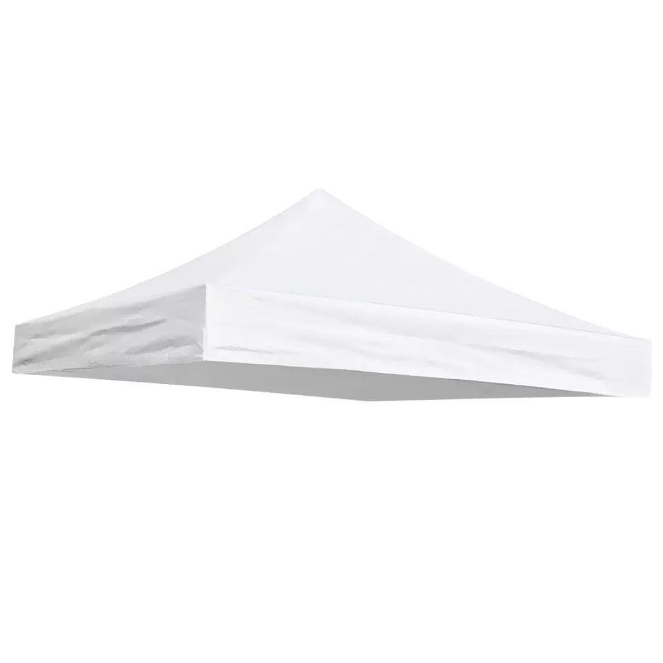 Lona Oxford Engomada Para Toldo Plegable 2.5 x 2.5 MTS  Blanco  Impermeable-0