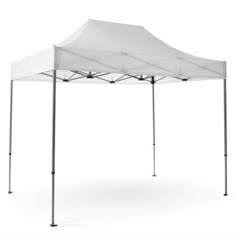 Toldo Plegable 2x3 Metros. Lona Oxford Blanca Engomada-2