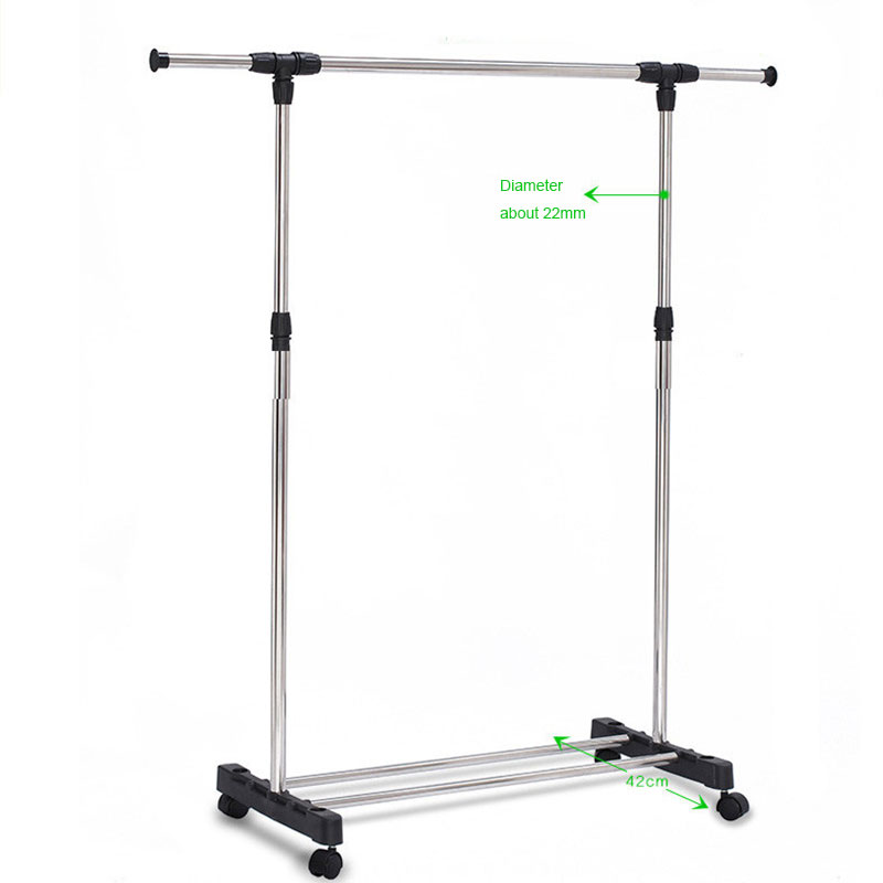 Perchero Colgador Exhibidor De Ropa Con Ruedas SIMPLE-1