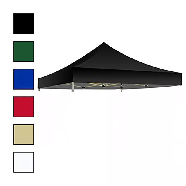 Lona Oxford Engomada Para Toldo Plegable 2x2 MTS Verde Impermeable-1