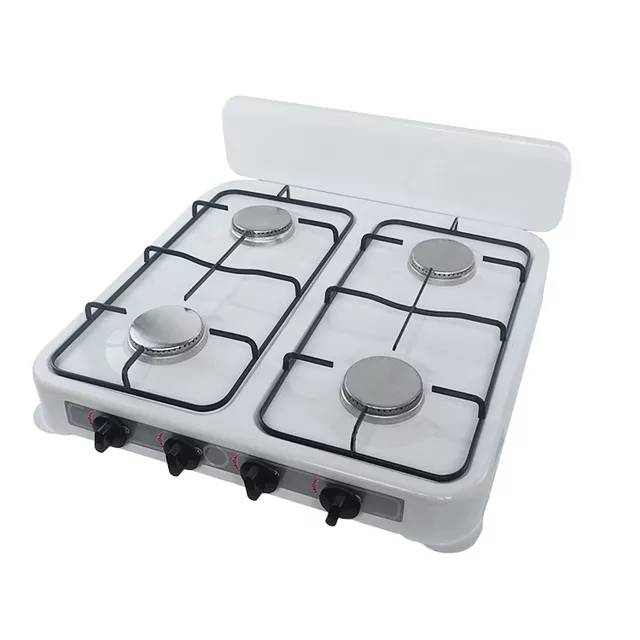 Cocina Cocinilla A Gas Encimera 4 Platos Con Tapa -0