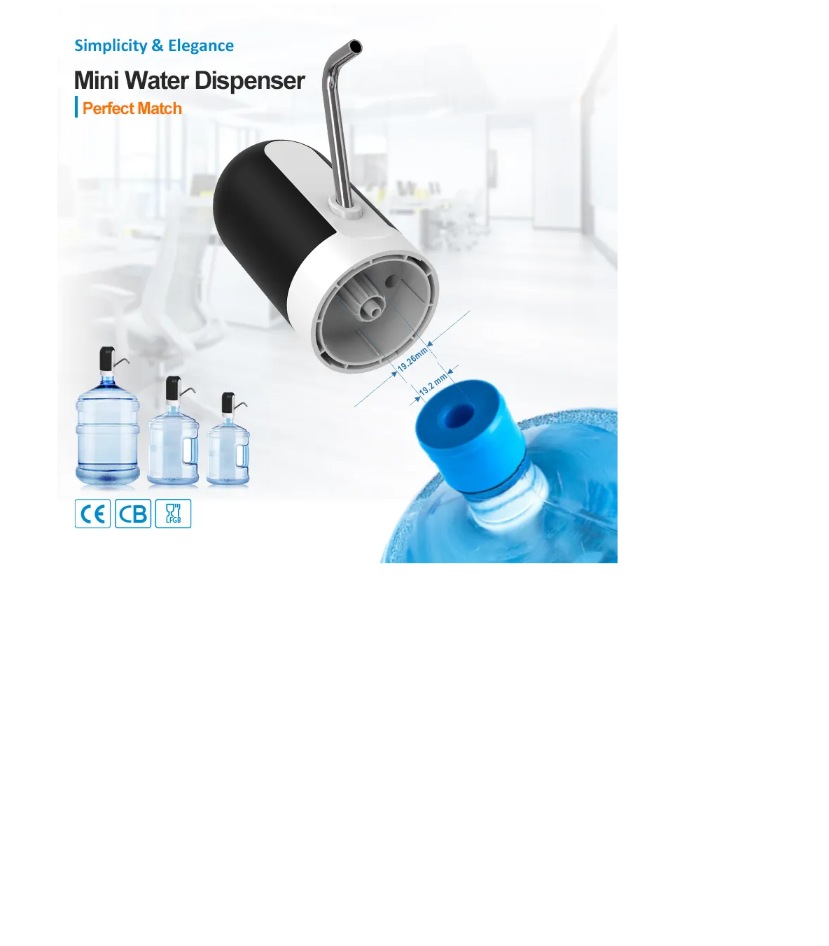 DISPENSADOR DE AGUA USB RECARGABLE PARA BOTELLON DE AGUA-3