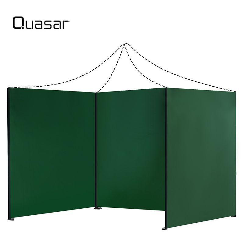 Lona Paredes Laterales Para Toldo Plegable 3x3 MTS Verde-0