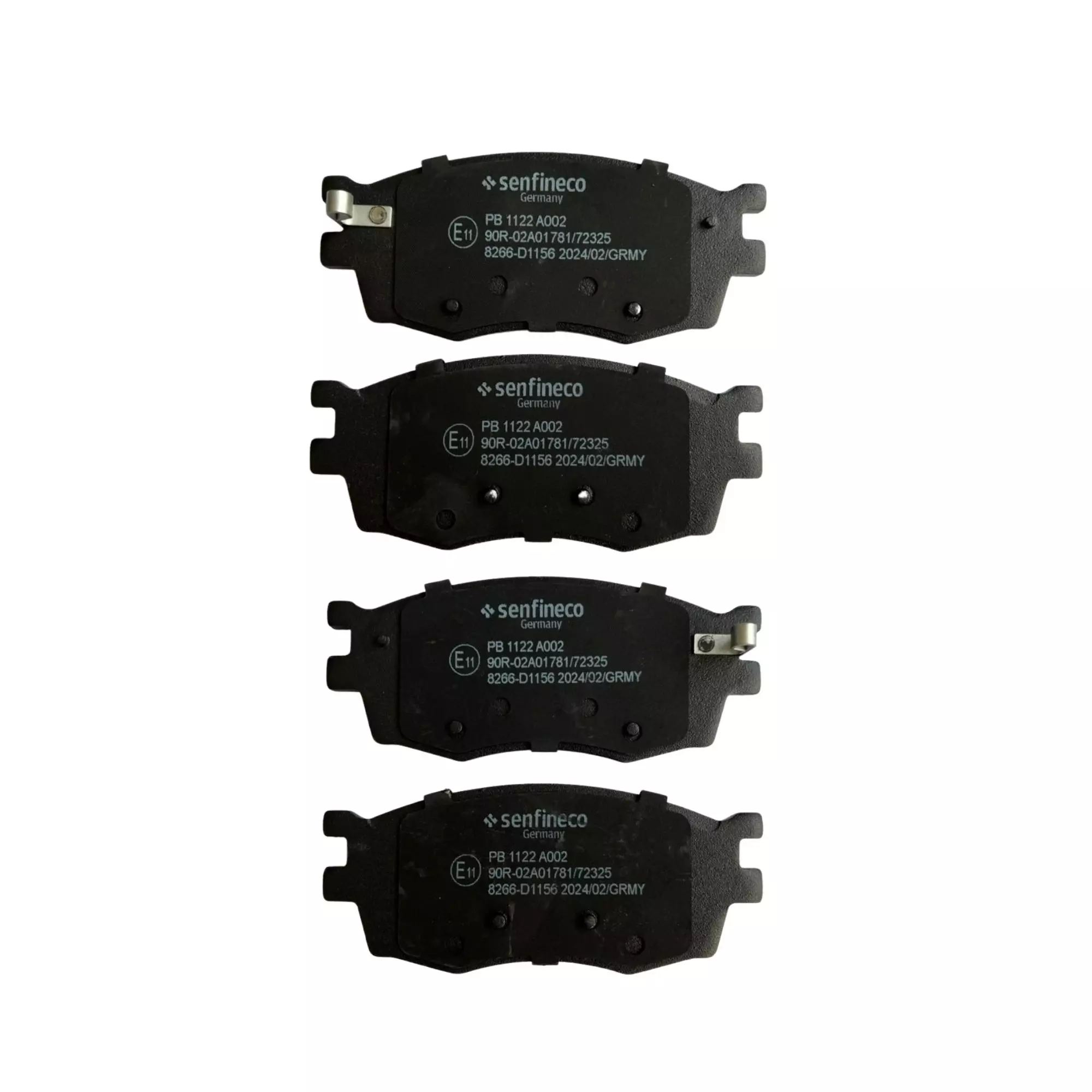 Pastillas de freno Delanteras JAC S1 1.3 2018-2020 Senfineco Alemanas-2