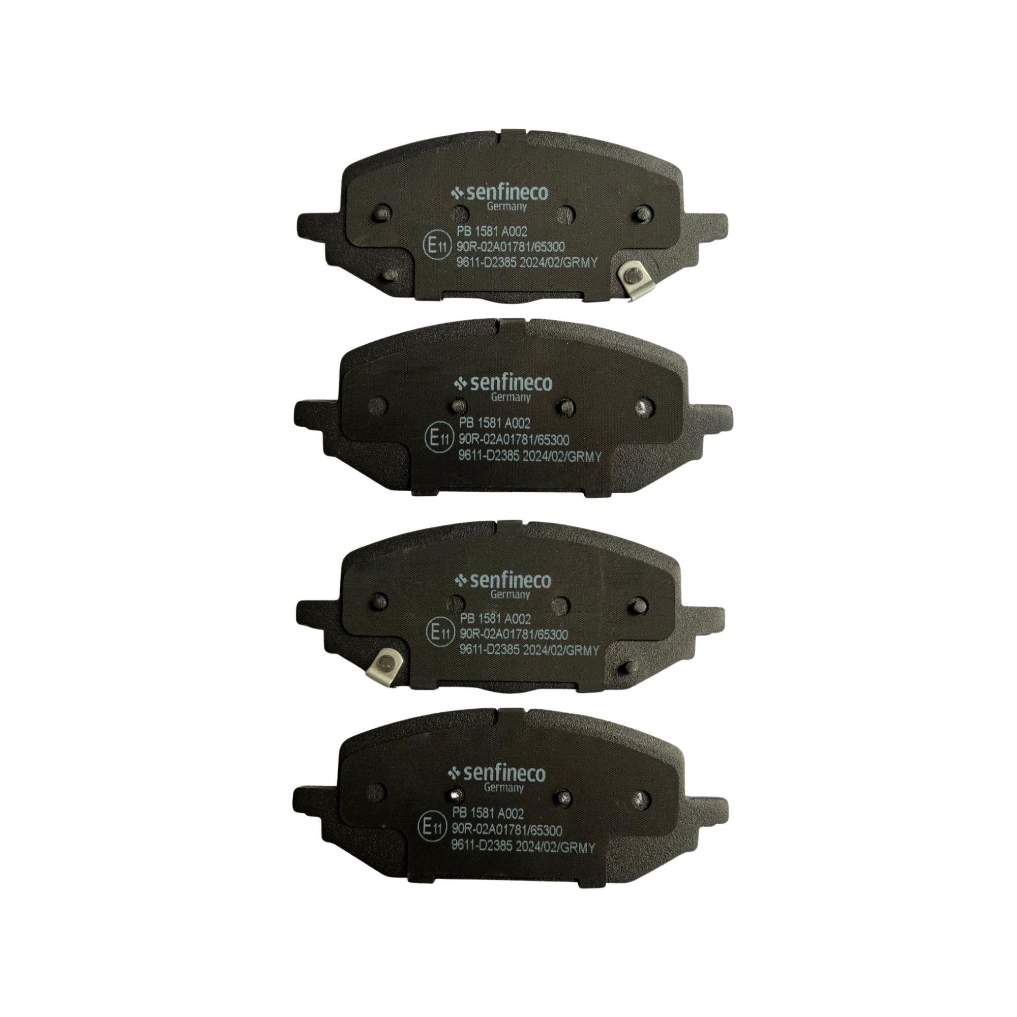 Pastillas de freno Delanteras Chevrolet Onix 1.01.2 2020-2025 Senfineco Alemanas-2