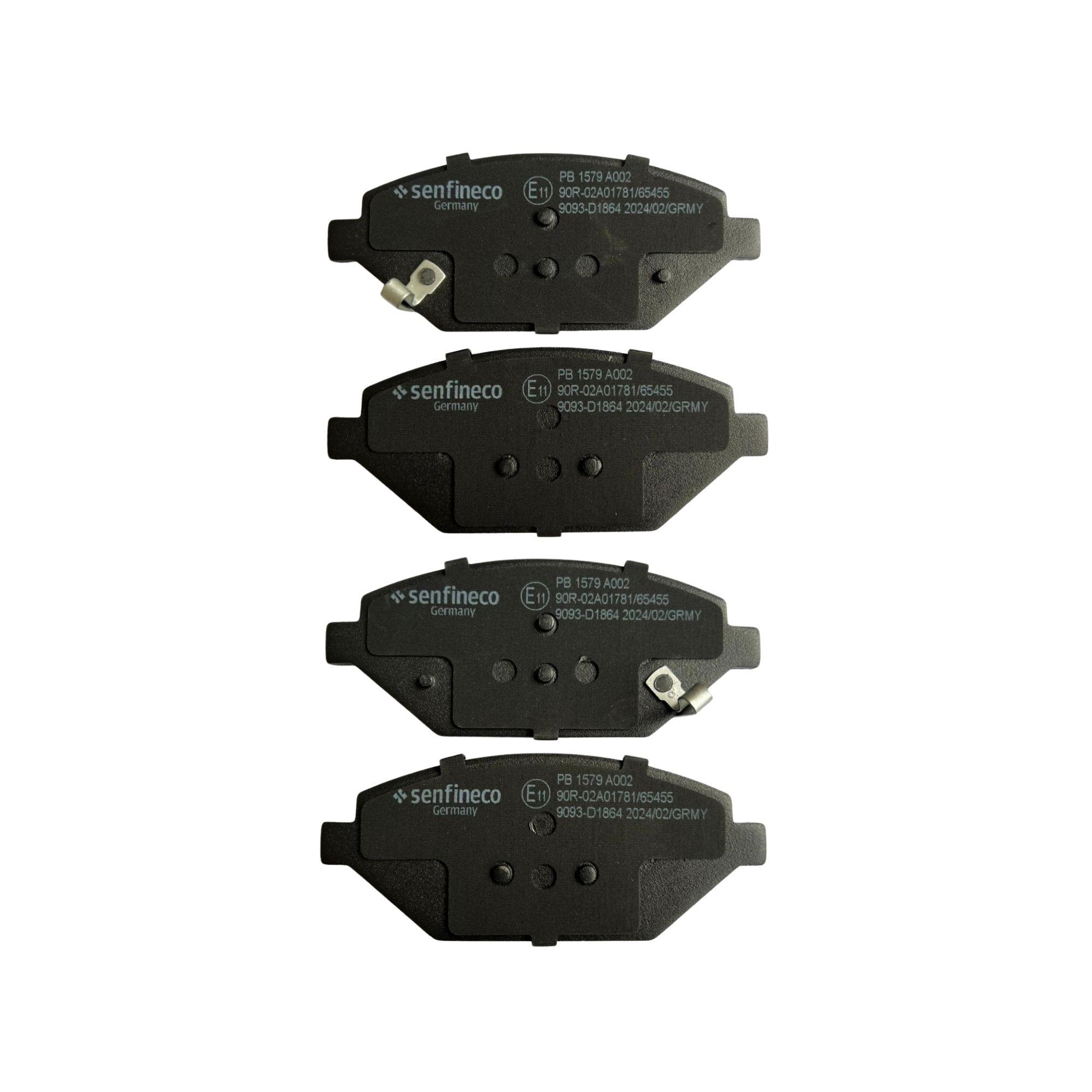 Pastillas de freno Delanteras Chevrolet Spark 1.4 2015-2022 Senfineco Alemanas-2