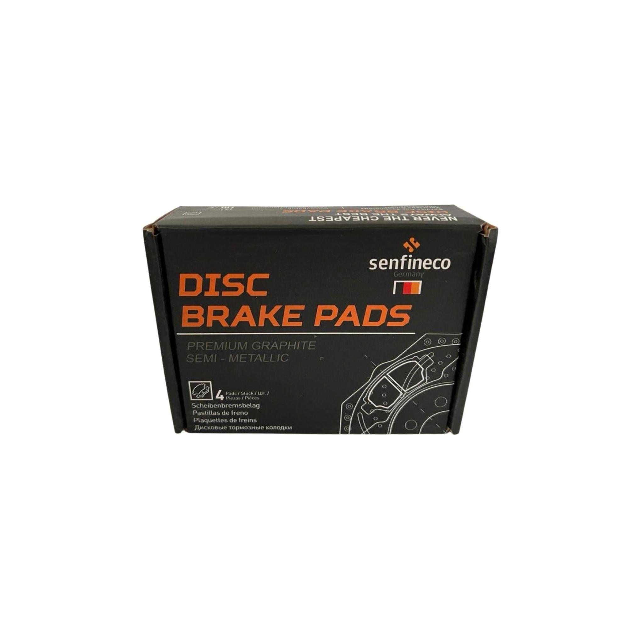 Pastillas de freno Delanteras Chevrolet Spark 1.4 2015-2022 Senfineco Alemanas-4