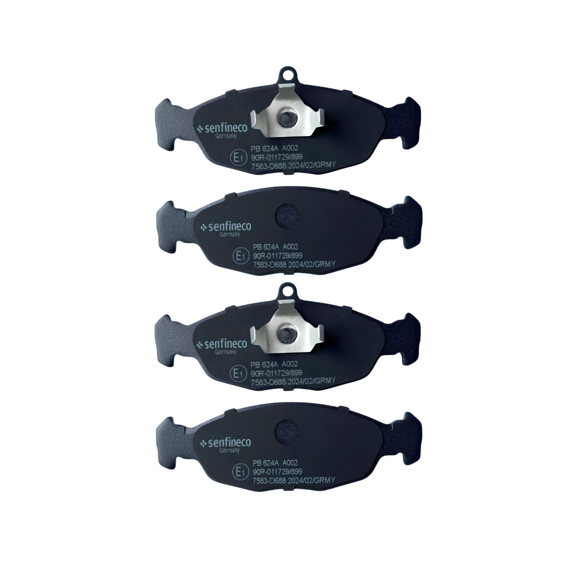 Pastillas de freno Delanteras Opel Vectra 1.6 1991-1998 Senfineco Alemanas-2