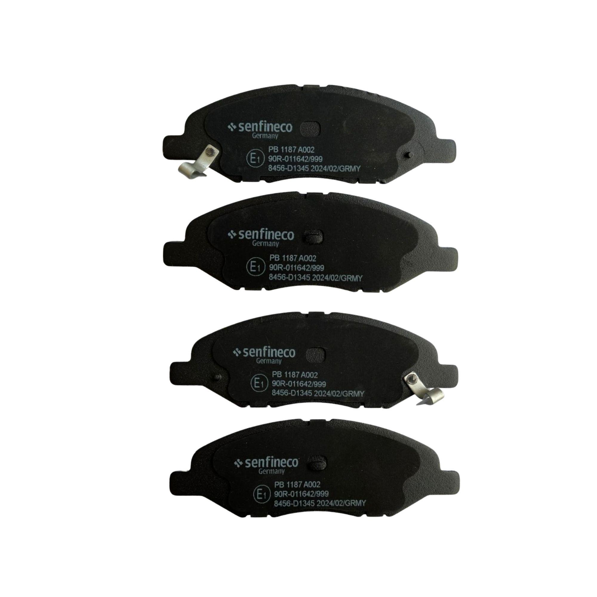 Pastillas de freno Delanteras Nissan Tiida 1.61.8 2006-2017 Senfineco Alemanas-2