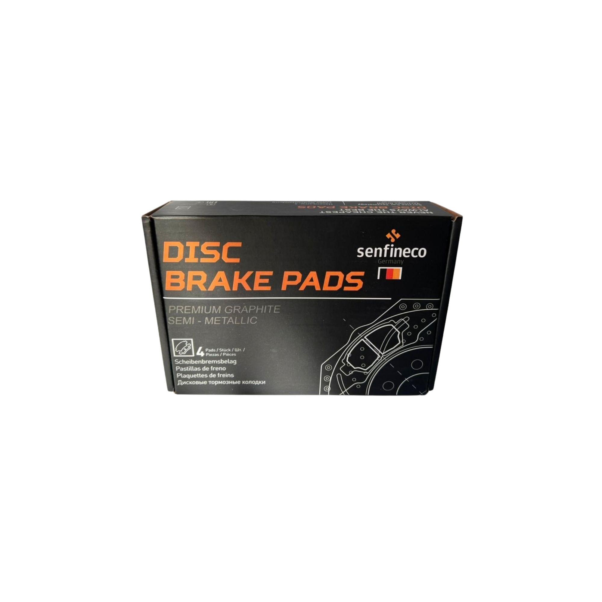 Pastillas de freno Delanteras Nissan Tiida 1.61.8 2006-2017 Senfineco Alemanas-4