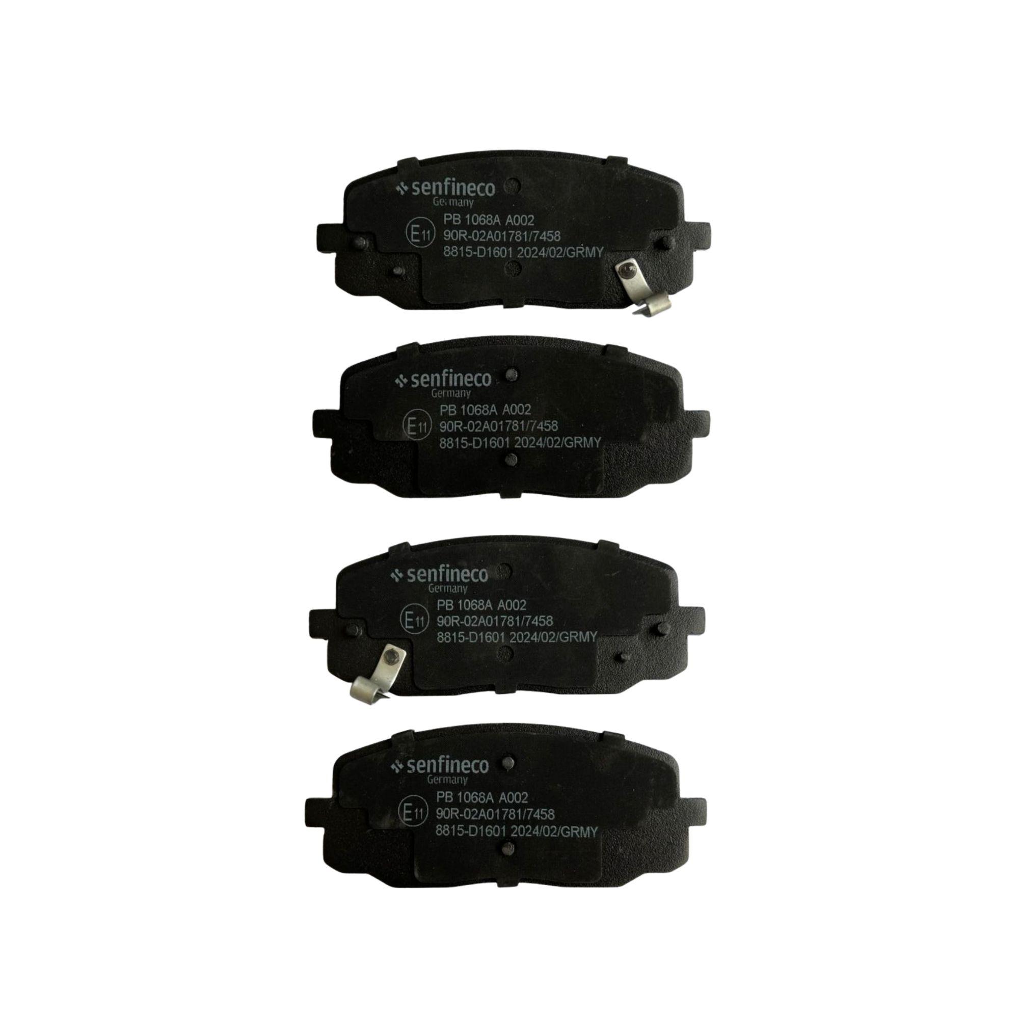 Pastillas de freno Delanteras Hyundai I10 1.11.2 2008-2014 Senfineco Alemanas-2