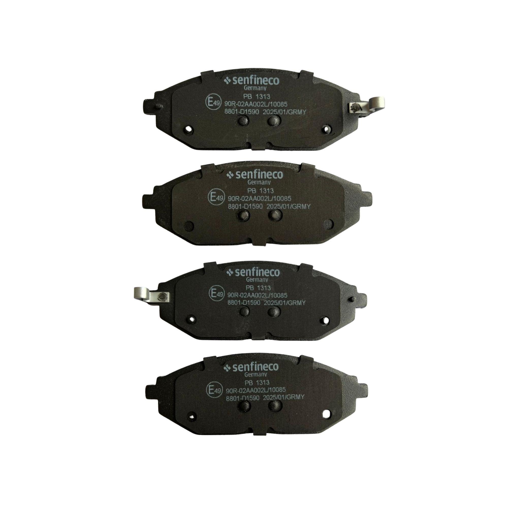 Pastillas de freno Delanteras Chevrolet Aveo 3 1.4 2008-2017 Senfineco Alemanas-3