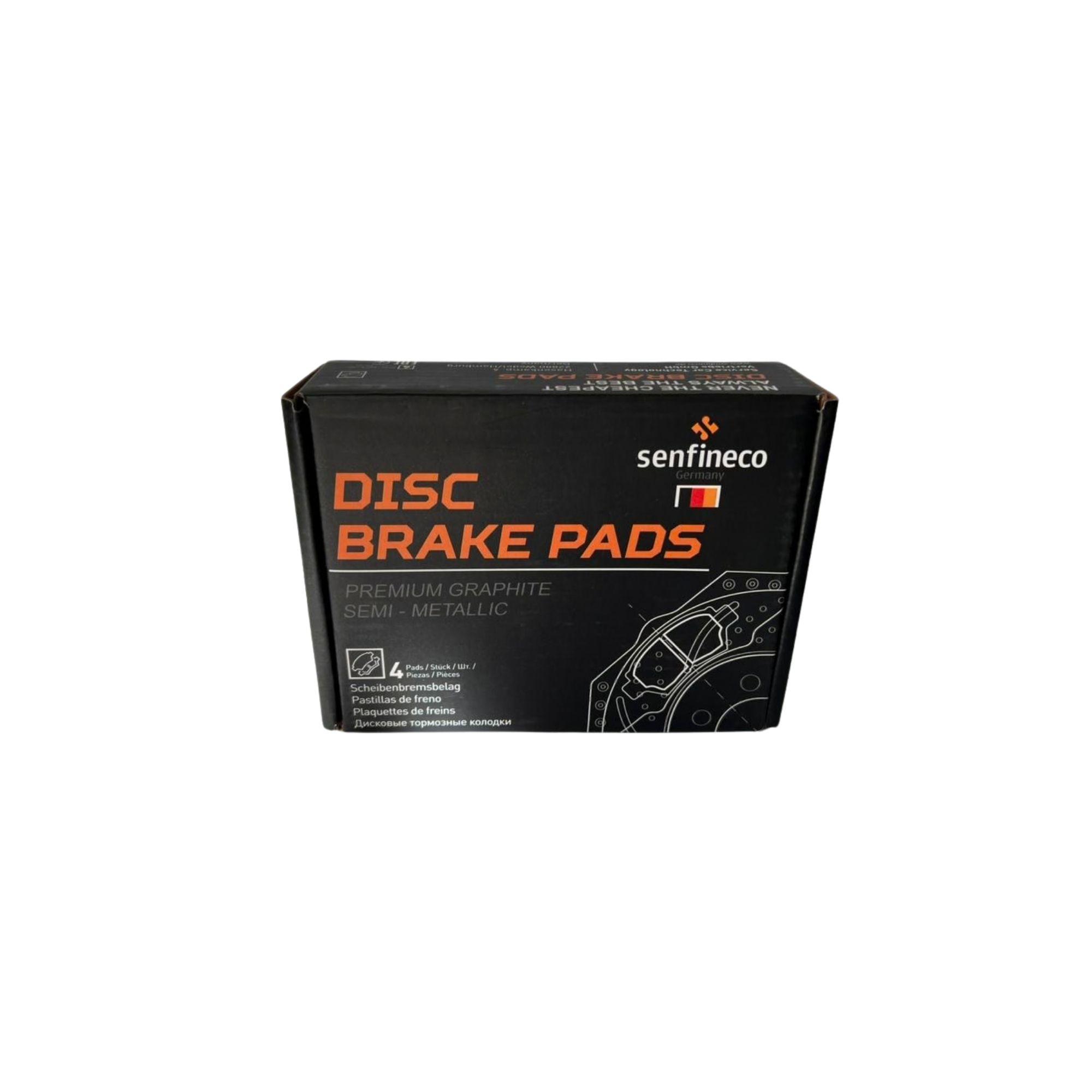 Pastillas de freno Delanteras Renault Samsung SM3 1.51.6 2004-2013 Senfineco Alemanas-4