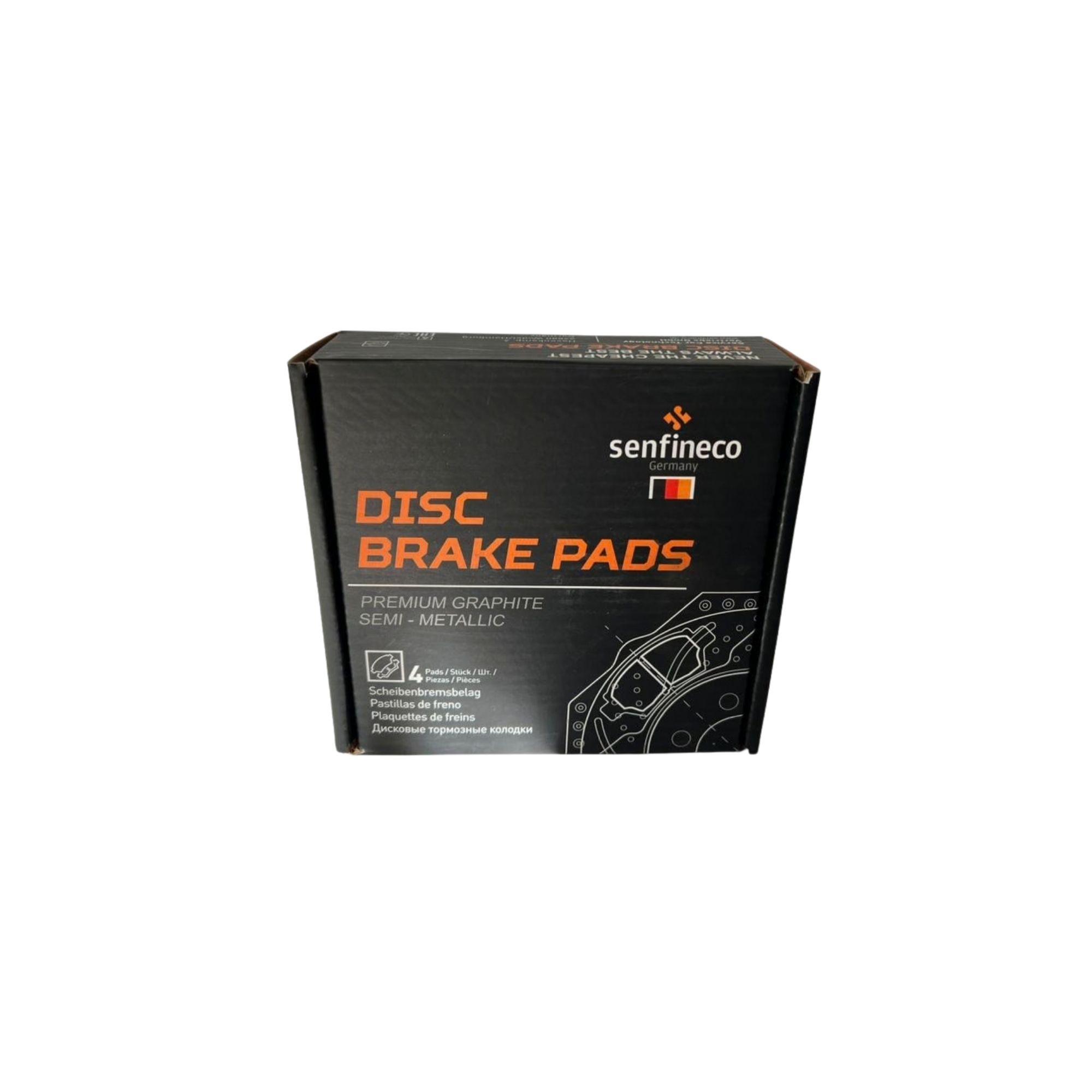 Pastillas de freno Delanteras Kia Rio 2 1.4/1.5/1.6 2005-2011 Senfineco Alemanas-4