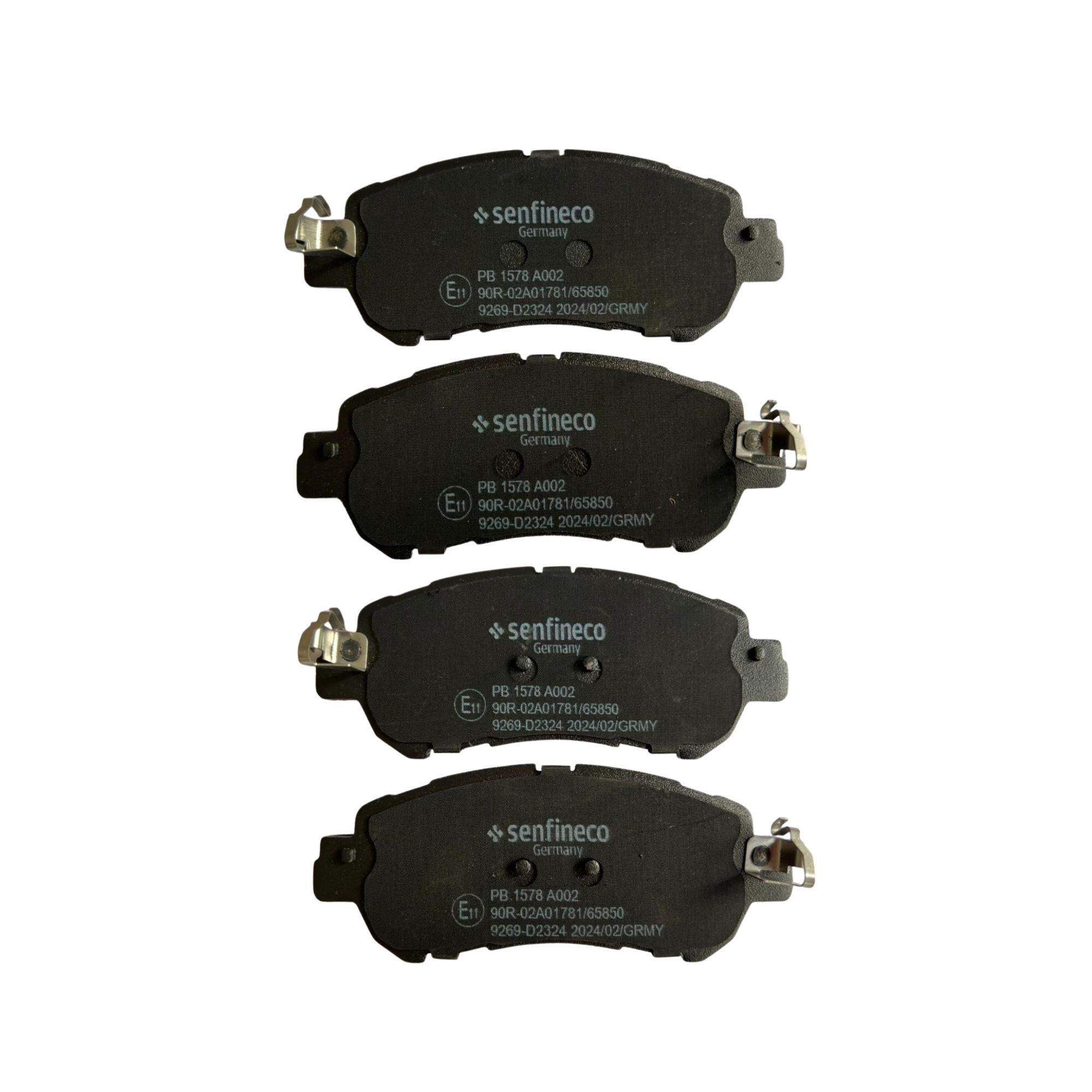 Pastillas de freno Delanteras Nissan Kicks 1.6 2016-2023 Senfineco Alemanas-2