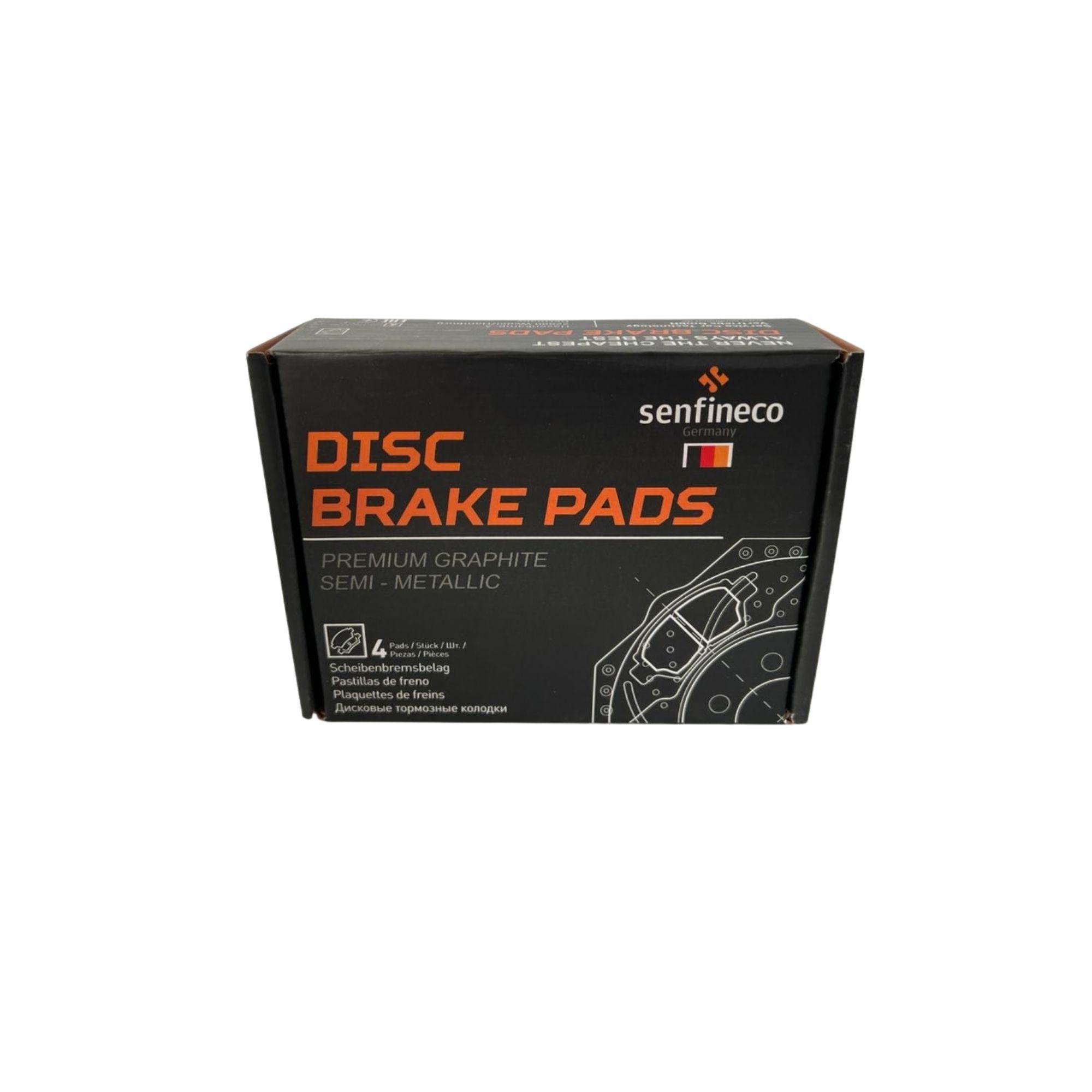 Pastillas de freno Delanteras Nissan Kicks 1.6 2016-2023 Senfineco Alemanas-4