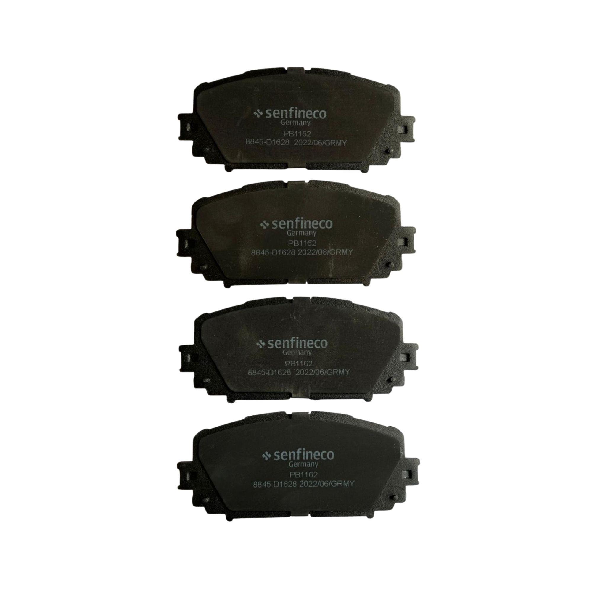 Pastillas de freno Delanteras Toyota Yaris Se 1.8 2006-2010 Senfineco Alemanas-2