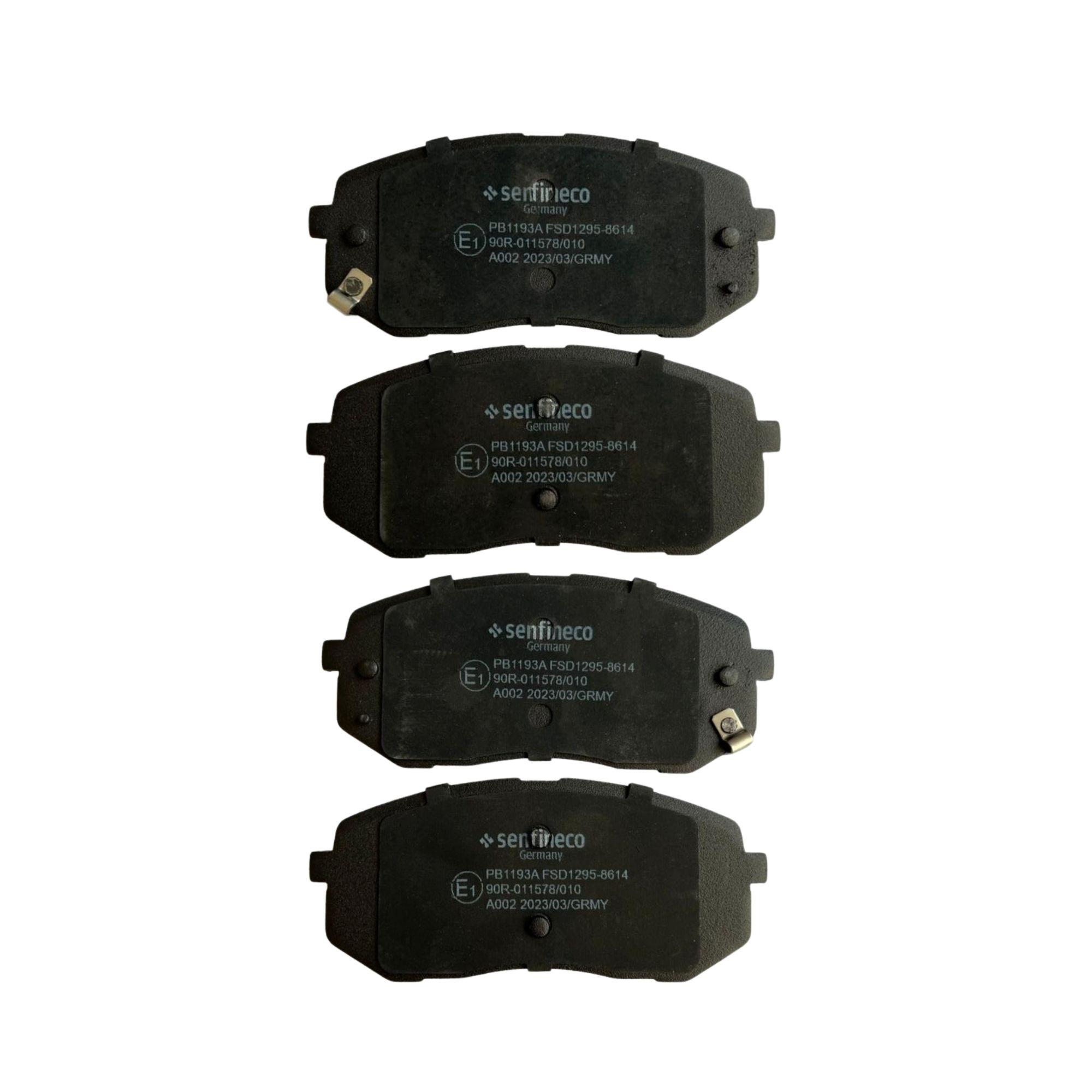 Pastillas de freno Delanteras Kia Sportage 2.0 2010-2019 Senfineco Alemanas-2