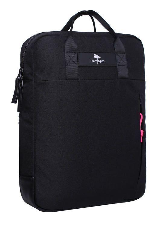 MOCHILAS FLAMINGOS - NEW EAGLE MELANGE NEGRA-1
