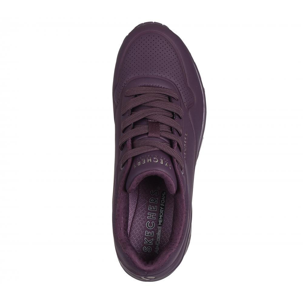 Zapatillas Mujer Uno Burdeo Wi Skechers-1