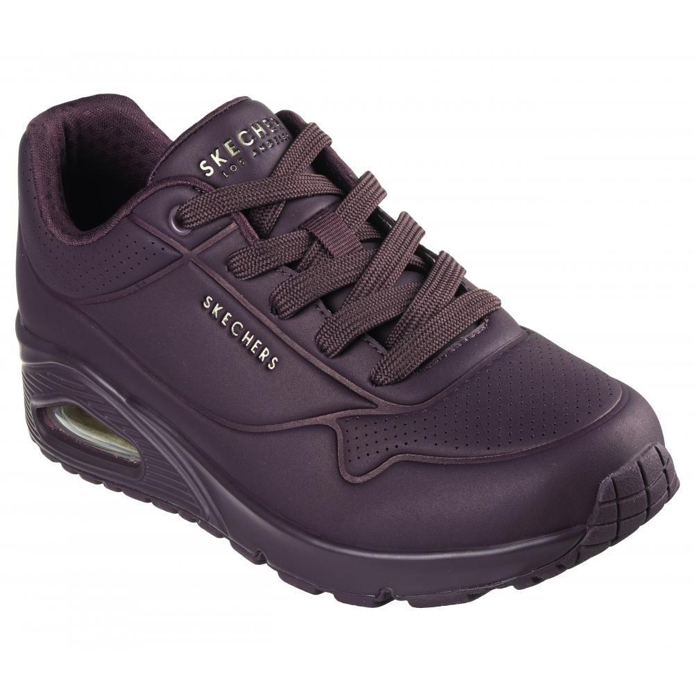 Zapatillas Mujer Uno Burdeo Wi Skechers-4