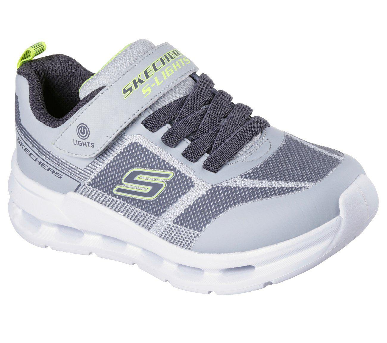 Zapatillas Niño Glide-Step Lights Gris Skechers-3